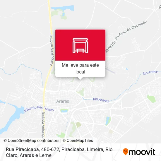 Rua Piracicaba, 480-672 mapa