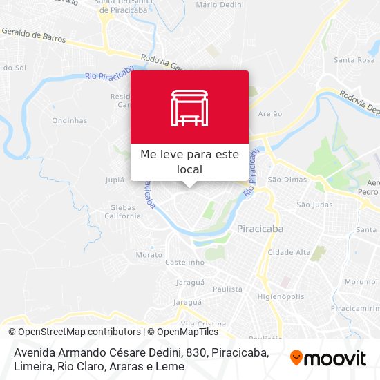 Avenida Armando Césare Dedini, 830 mapa