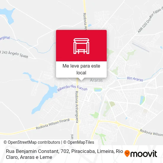 Rua Benjamin Constant, 702 mapa