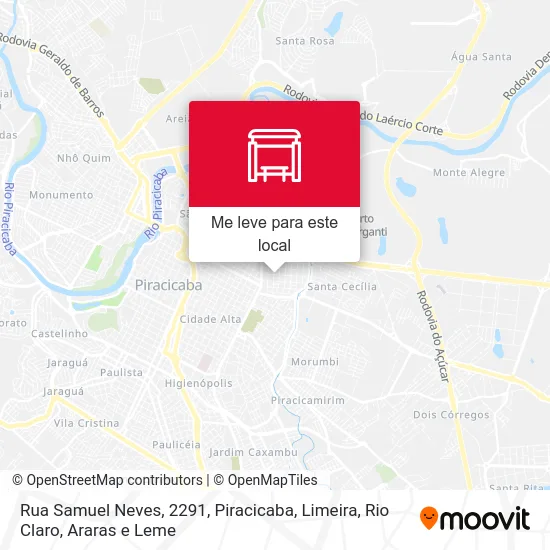 Rua Samuel Neves, 2291 mapa