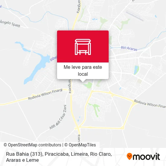 Rua Bahia (313) mapa