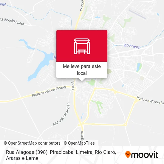 Rua Alagoas (398) mapa