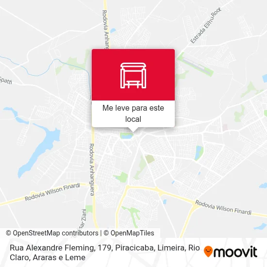 Rua Alexandre Fleming, 179 mapa