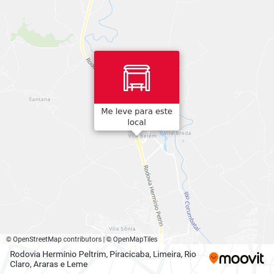 Rodovia Hermínio Peltrim mapa