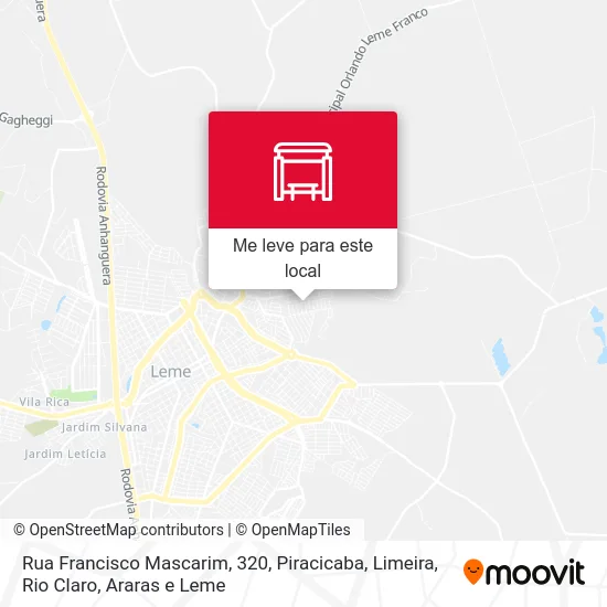 Rua Francisco Mascarim, 320 mapa