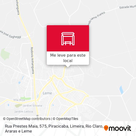 Rua Prestes Maia, 575 mapa