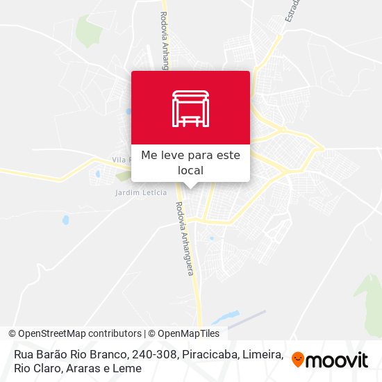 Rua Barão Rio Branco, 240-308 mapa