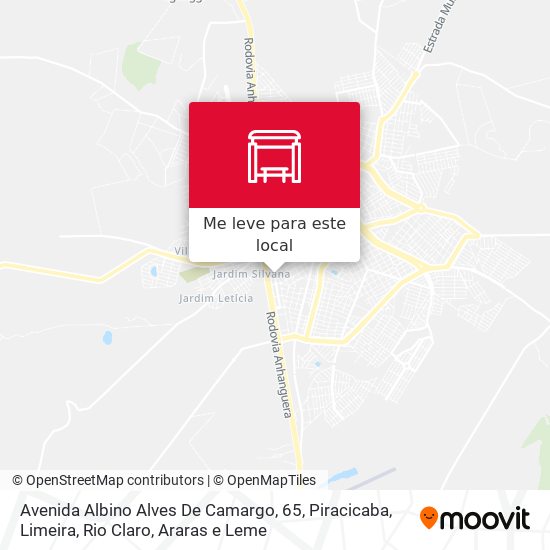 Avenida Albino Alves De Camargo, 65 mapa