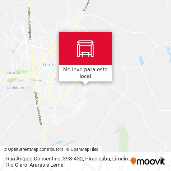 Rua Ângelo Consentino, 398-432 mapa