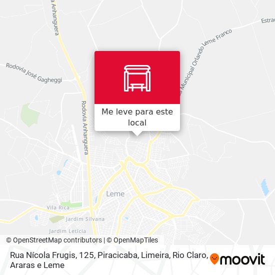 Rua Nícola Frugis, 125 mapa