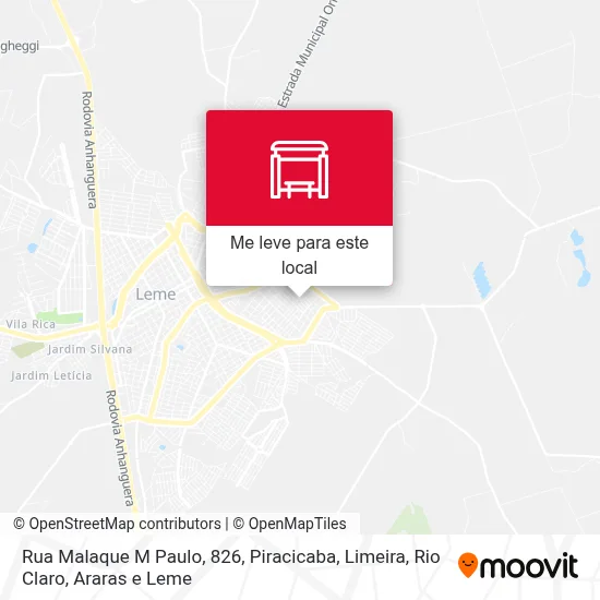 Rua Malaque M Paulo, 826 mapa