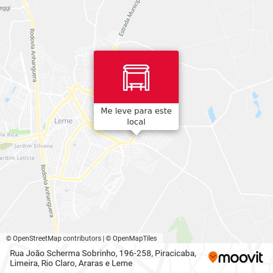 Rua João Scherma Sobrinho, 196-258 mapa