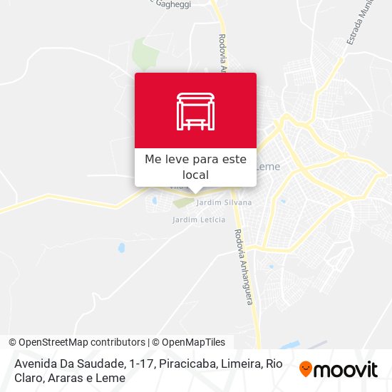 Avenida Da Saudade, 1-17 mapa