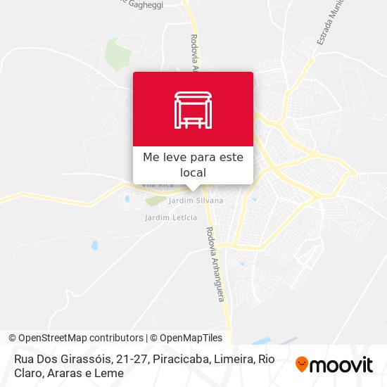 Rua Dos Girassóis, 21-27 mapa