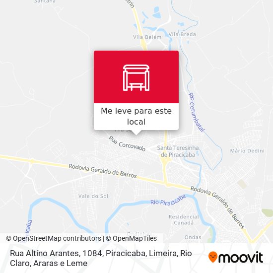 Rua Altíno Arantes, 1084 mapa
