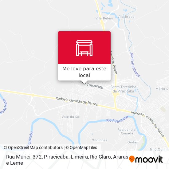 Rua Murici, 372 mapa