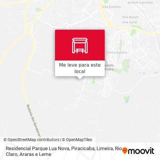 Residencial Parque Lua Nova mapa