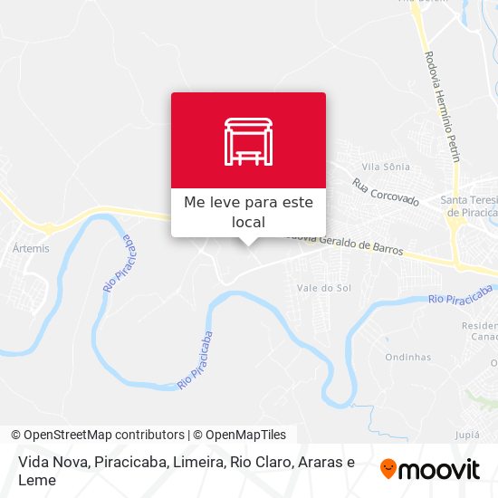 Vida Nova mapa