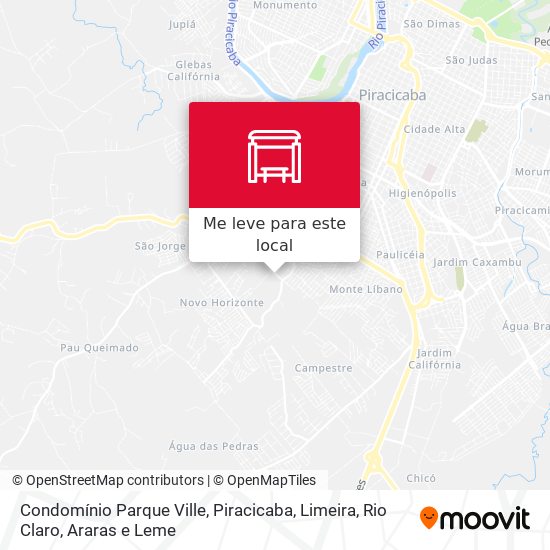 Condomínio Parque Ville mapa