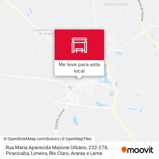 Rua Maria Aparecida Mazone Urbâno, 232-278 mapa
