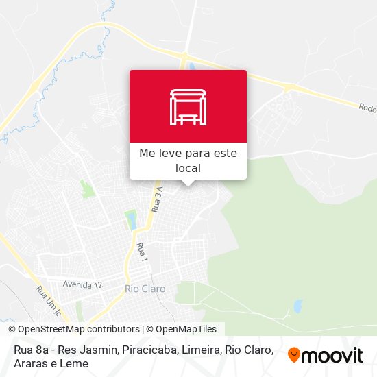 Rua 8a - Res Jasmin mapa