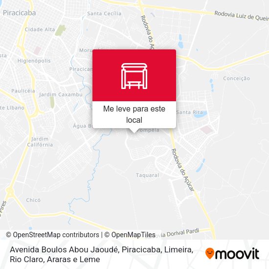 Avenida Boulos Abou Jaoudé mapa