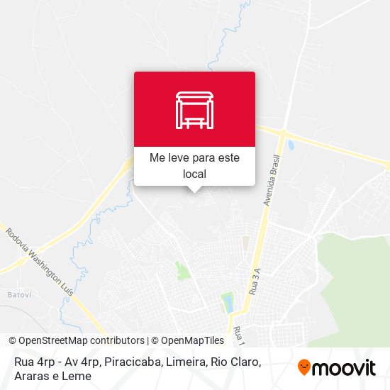 Rua 4rp - Av 4rp mapa