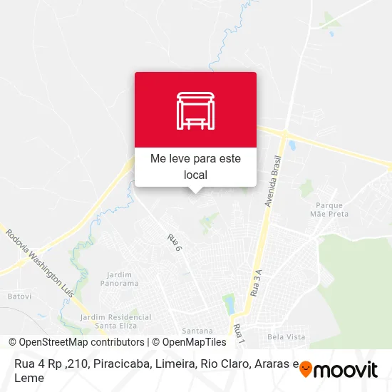 Rua 4 Rp ,210 mapa