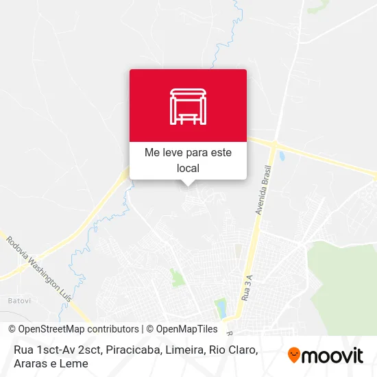 Rua 1sct-Av 2sct mapa