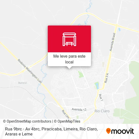 Rua 9brc - Av 4brc mapa