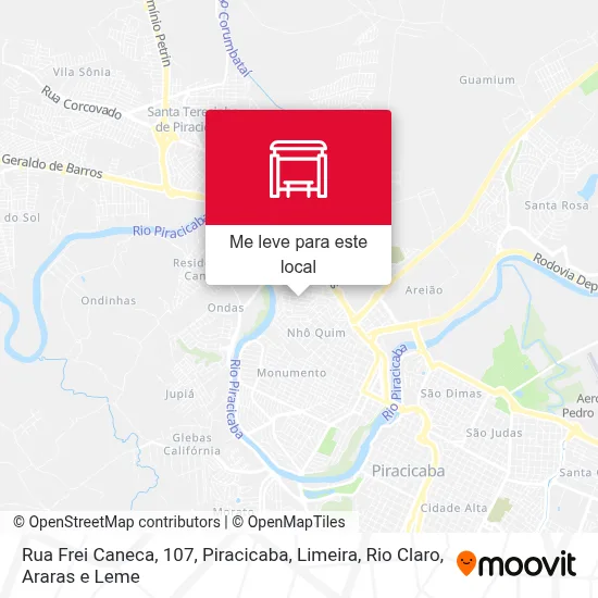 Rua Frei Caneca, 107 mapa
