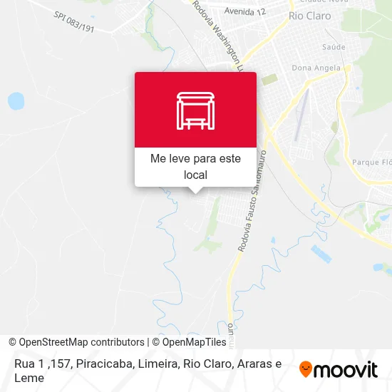 Rua 1 ,157 mapa