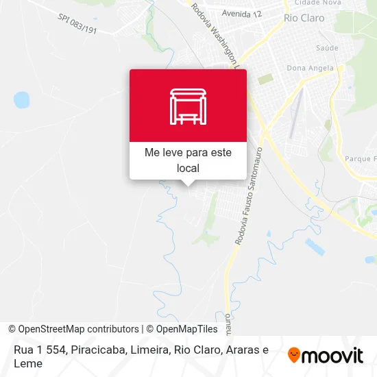 Rua 1 554 mapa