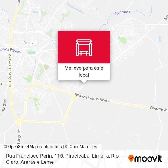 Rua Francisco Perin, 115 mapa