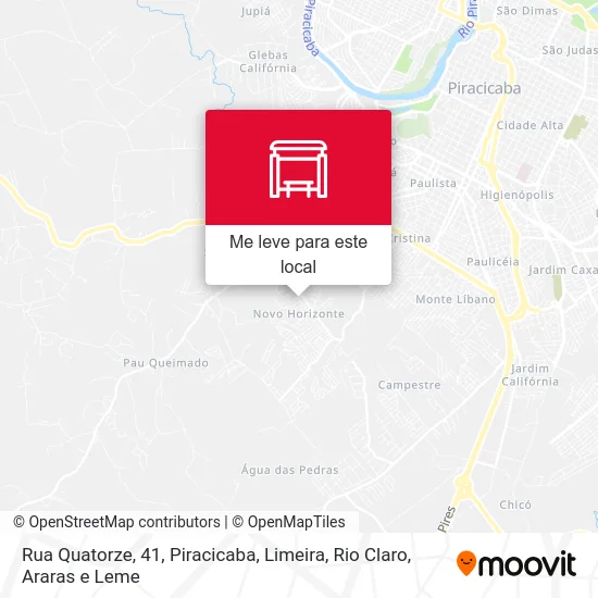 Rua Quatorze, 41 mapa