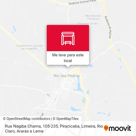 Rua Nagibe Chama, 105-235 mapa