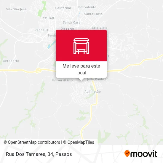 Rua Dos Tamares, 34 mapa