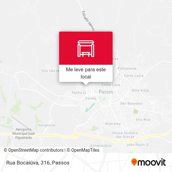 Rua Bocaiúva, 316 mapa