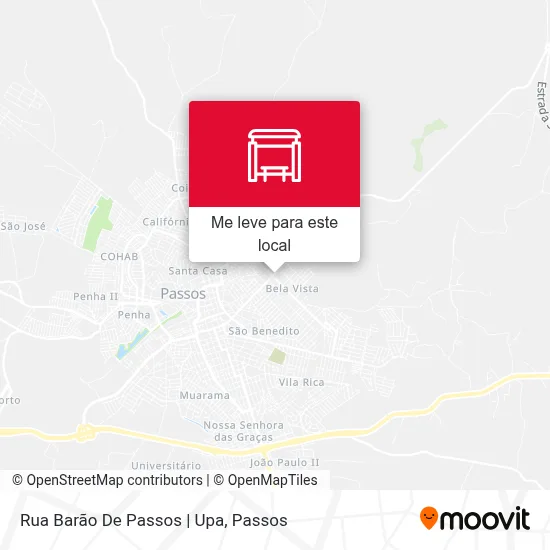 Rua Barão De Passos | Upa mapa