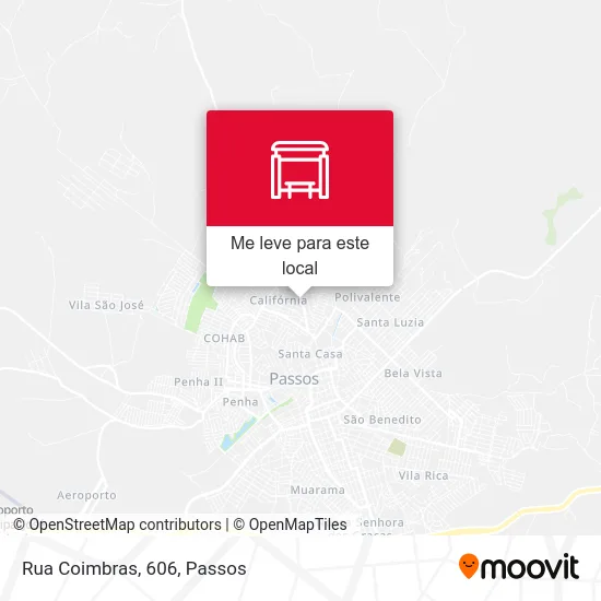 Rua Coimbras, 606 mapa