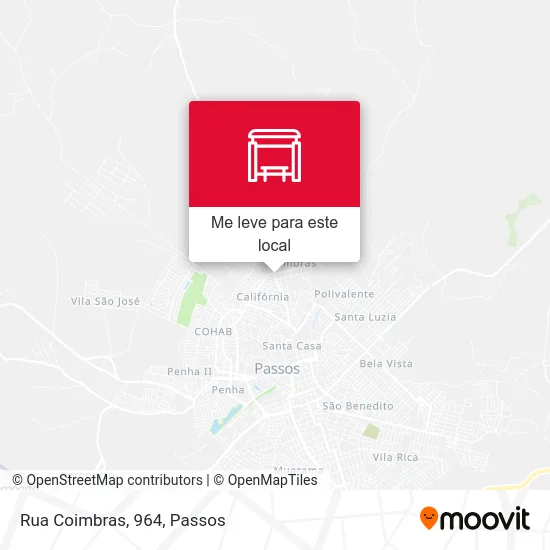Rua Coimbras, 964 mapa