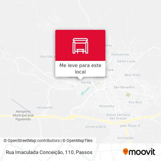 Rua Imaculada Conceição, 110 mapa