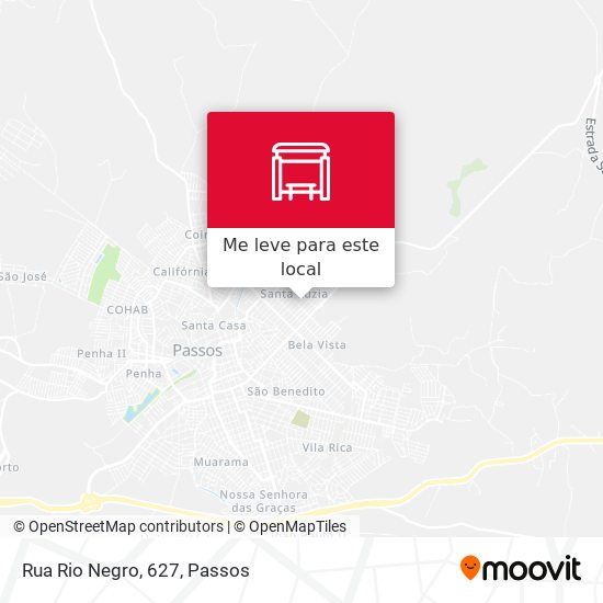 Rua Rio Negro, 627 mapa