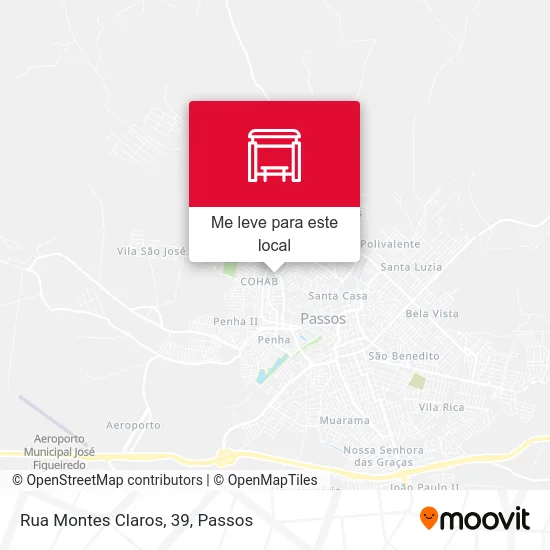 Rua Montes Claros, 39 mapa