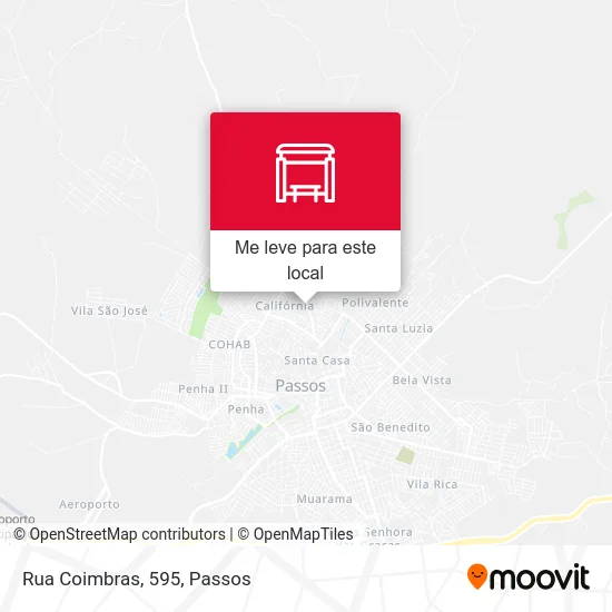 Rua Coimbras, 595 mapa