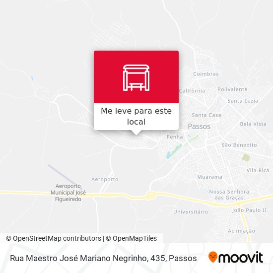 Rua Maestro José Mariano Negrinho, 435 mapa
