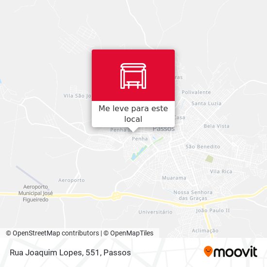 Rua Joaquim Lopes, 551 mapa