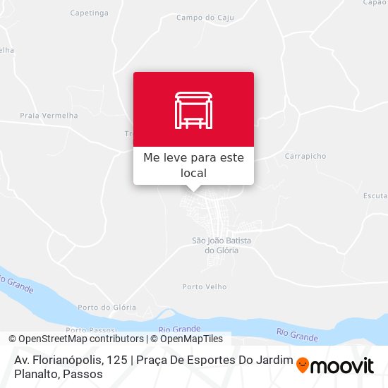 Av. Florianópolis, 125 | Praça De Esportes Do Jardim Planalto mapa