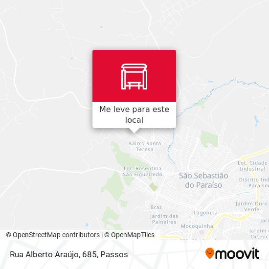 Rua Alberto Araújo, 685 mapa