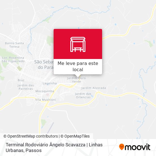 Terminal Rodoviário Ângelo Scavazza | Linhas Urbanas mapa